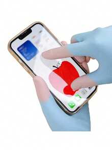 1双多用途清洁手套，防滑高弹，乳胶材质，适用于厨房、浴室、户外和汽车清洁，可手洗，不含PVC，适合小手，实用手套，柔韧乳胶手套 - 混色 手套 - 查看 6