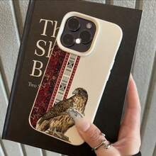 Middle East 1pc TPU Material Traditional Pattern Falcon Design Phone Case Suitable Compatible With Iphone 17 Pro Max/17/16 Pro Max/15/13/12/11, S20 FE/A15/S24/A55, Note 11/Note 12/Note 13 Pro, Full Coverage Anti-Drop Soft Protective Phone Cover - White - View 2