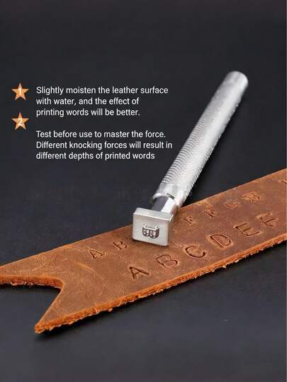 37-Piece Leather Stamping Tool Set, Made Of Alloy, Featuring Letter And Number Patterns To Imitate Leather, Saddles, And Handicrafts. Suitable For DIY Projects, Saddle Making, And Leather Bag DIY Stamping Tools
