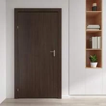 1卷中国风自粘木纹壁纸，易撕除，随机木纹图案设计，适用于卧室、橱柜、客厅、书桌、家具和门装饰，撕贴式壁纸，45厘米*500/300/100厘米 - 深棕色 - 查看 9