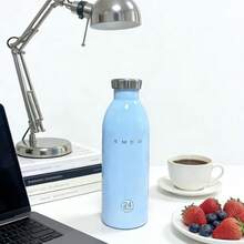 500毫升高品质真空保温水瓶，大容量办公保温杯，便携式车载杯，不锈钢保温瓶，防漏双层隔热咖啡/茶/牛奶杯，适合学生和成人居家、学校、办公室、聚会、露营、野餐等场合使用。 - 彩色 - 查看 7