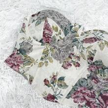 WO Cropped Corset Floral Tomara que Caia Amarração traseira sexy - Vermelho - Visão 3