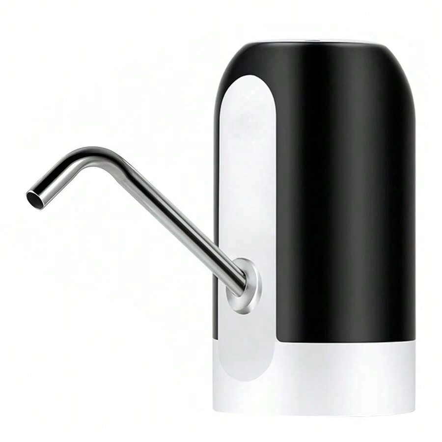 Dispensador Bomba De Agua Recargable Usb - Blanco y Negro - Ver 1
