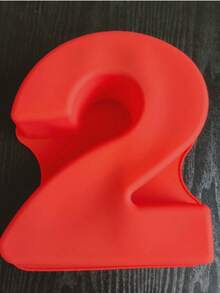 1个3D大型硅胶蛋糕模具，带数字0-9，生日和周年纪念蛋糕模具 - 彩色 - 查看 13