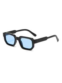 Square Small Frame Fashion Glasses, Retro Minimalist Elegant Style Unisex, Suitable For Tropical Beach Vacation, Holiday Gift, Outdoor Activities, Golf, Street Photography, Beach Toys, Summer Beach Vacation, Outdoor, Travel - hộp trong suốt - Xem 8