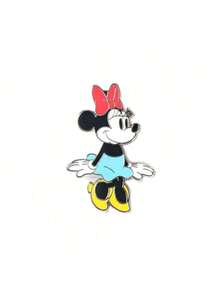 Monogram Disney 1件迪士尼官方授權琺瑯胸針 米奇 米妮 黛絲鴨 唐老鴨 高飛 布魯多 可愛卡通胸針 裝飾徽章 適用於衣服 包包 背包 帽子 頭帶 女性胸針 收藏展示 生日聖誕動漫周邊禮物 - 1 pc - 查看 6