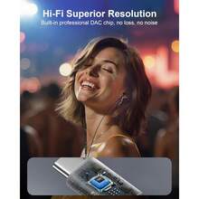 适用于三星 Galaxy S26、S25 Ultra、S24、A17、A16、A36、A6 和苹果 17、17Pro、16e、16、Pro Max、15、Plus 的 USB-C 有线耳机，入耳式有线 Type-C 耳机 - 黑色 - 查看 3