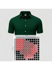 Men's Slim Fit Shirt Kit With Italian Collar (2 Units) - Green - View 6