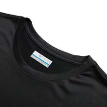 Men's Columbia Hike™ Crew Comfortable Casual T-Shirt, Outdoor Short Sleeve T-Shirt For Daily Wear, AE1419010 - Black - View 4