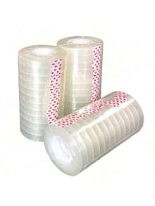 1卷透明胶带，规格：0.8厘米*30码/1厘米*30码/1.5厘米*30码/1.8厘米*26码，文具胶带，办公胶带，适用于密封和粘贴 - A - 查看 7