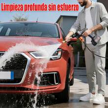 Pistola de agua de alta presión 21V inalámbrica, limpiador portátil para coche, terraza y ventanas - Tipo de Enchufe B USA (110-127V) - Ver 3
