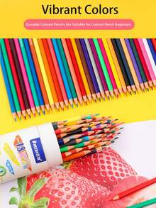 1pc Erasable Colored Pencils, 12/24/36/48 Colors, Drawing Painting Sketching Pencils - Colored Pencils - View 11