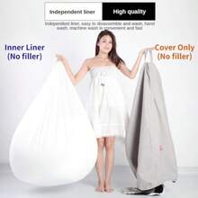Funda interior gigante para sillas de puf para adultos nios y adolescentes sin relleno para sala de estar recmara sof silla cubierta interior redonda sin relleno 4.1 pies color blancoDecoración de cuarto, Muebles, Herramientas para hombre, Muebles para cuarto - [AUTOMÓVIL CLUB BRITÁNICO - Ver 5