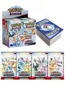 1 Box 36pcs Pokemon Collectible Trading Cards - Multicolor - View 4