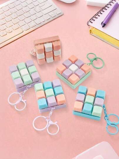 1 chiếc móc khóa đồ chơi tạo áp lực ngón tay, đồ chơi giảm căng thẳng, đồ trang trí sưu tầm, đồ chơi sáng tạo cho thanh thiếu niên, đồ chơi giảm stress cho giới trẻ