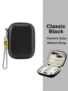 Mini CCD Camera Case, With Mesh Pocket, Digital Camera Case, Camera Bag, Travel, Portable, Lightweight, Durable, Stylish, For Home, For Outdoor - Multicolor - View 23
