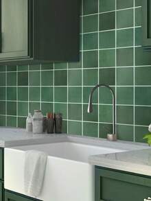 1/10/20 miếng dán tường hình vuông tự dính, tấm ốp tường PVC 3D, decal trang trí tường, trang trí tường phòng khách, ốp tường bếp, phong cách hiện đại phổ biến, trang trí nội thất. - A - Xem 11