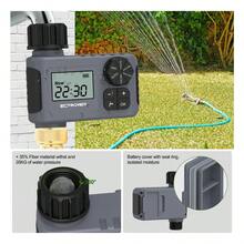 Timer Temporizador De Riego Automático Digital Para Jardín Gris - gris - Ver 4