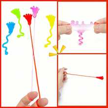 10/20/30/40/50pcs/Pack Kids Sticky Hand Toys - Mini Sticky Toys - Gift Bag Fillers, Birthday Party Favors, Treasure Box, Palm Game, Christmas Stocking Stuffers - Red - View 6