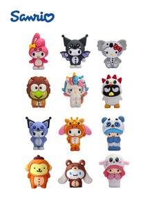 SANRIO 1个官方授权盲盒动漫手办 Badtz Maru  3D收藏人偶迷你家居装饰礼品套装 三丽鸥 - 彩色 - 查看 6