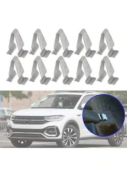 10个金属饰板卡扣，适用于帕萨特后备箱尾门内饰板，汽车配件，内饰配件