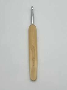 Silver-White Crochet Hook, Aluminum Crochet Hook With Bamboo Handle, Natural Wood Crochet Hook, DIY Yarn Tools 2.5mm, 3.0mm, 3.5mm, 4.0mm, 4.5mm, 5.0mm, 5.5mm, 6.0mm - Bamboo Silver-headed Crochet Hook - View 15