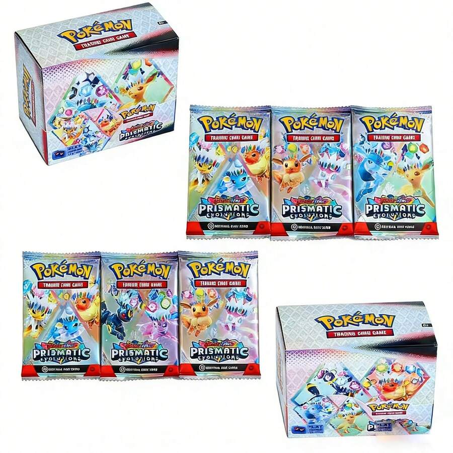 TCG 高级版 TCG 棱镜进化系列袋装卡牌，棱镜进化系列补充包 - 袋装卡牌，随机款式 - 彩色 - 查看 1