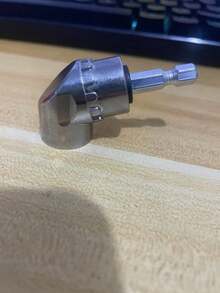 1个高精度耐用105度直角钻头/起子 - 直角钻头附件电动螺丝刀钻头适配器,通用型,适用于有线/无线电钻/冲击钻/锤钻,狭小空间作业/家居装饰/建筑翻新/DIY维修/家庭维护/车库工作室/木工的必备工具,圣诞节、生日、父亲节等节日送礼佳品,男士理想之选。 - 直角鑽頭 - 查看 12