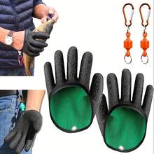 Magnetic Fishing Gloves, Professional Fishermen Quick Drying Anti-Slip Grip Gloves, Suitable For Fishing Operations - Multicolor - View 3
