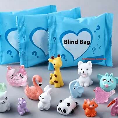 20 món đồ chơi động vật mini dễ thương bất ngờ - Quà tặng thú vị cho các bữa tiệc năm mới, Lễ Phục Sinh, Ngày Valentine! Tuyệt vời để làm quà tặng, trang trí nhà cửa và các lễ hội (Nhiều màu sắc và kiểu dáng)