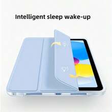 2026新款哑光质感三折保护套，适用于华为MatePad 11.5S平板电脑，带笔槽、智能休眠/唤醒功能、气囊防摔保护，也适用于MatePad SE 11英寸、荣耀平板X8A/X9A、Tab M11、第十代平板电脑、A16平板电脑。 - 天空藍 - 查看 6