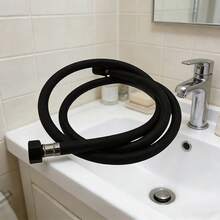 1pc Anti-Explosion Thickened Shower Hose, Universal Connector For Shower Head, Essential For Renovating Rental/Old Houses, Bathroom Shower Head Water Inlet/Outlet Pipe - A - View 3