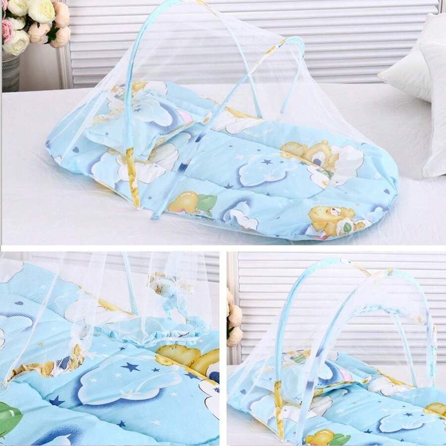 Cute Bear Shoes - Blue - View 1