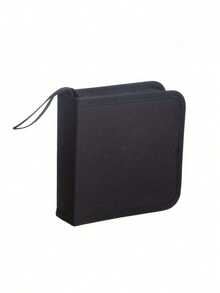 1pc 40-Disc CD/DVD Case: Portable Wallet-Style Disc Storage Album, Suitable For Car, Home And Travel, Keeps Your Discs Organized And Tidy! - Multicolor - View 8