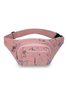 1Pc Large Capacity Sports Bag, Mobile Waist Bag, New Running Versatile Shoulder Bag (Randomly Cut Pattern) - Multicolor - View 13