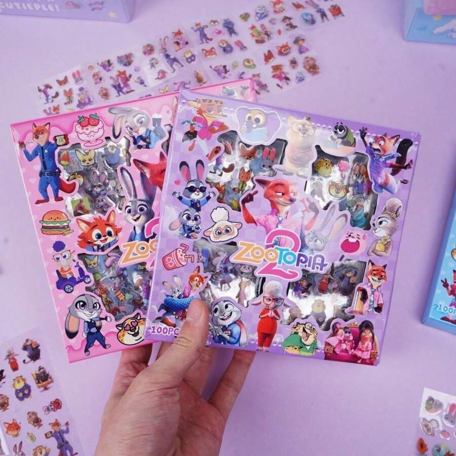 SHARLOVY 1 Box 2026 Trending Judy & Nick Sticker Gift Box, Random Cute Girl Designs, New Year Gift, Valentine's Day Gift, Easter Gift [Random Styles] - Multicolor - View 1