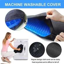 Gel Seat Cushion Double Thick Egg Gel Summer Cushion For Pressure Relief Breathable Chair Pad Car Seat Office Chair Soft Cushion - 42x36x3.5厘米 - 查看 8