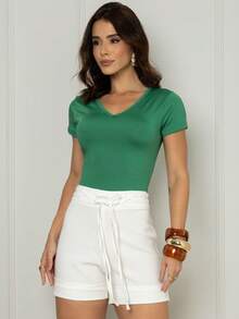 Women T-Shirts - Green - View 1