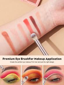 36-Piece Professional Makeup Brush Set: 18 Makeup Brushes (For Powder, Blush, Highlighter, And Eyeshadow) + 6 Beauty Sponges + 6 Powder Puffs + Brush Cleaning Bowl + Hairband Wristband + 2 Facial Cleansing Puffs – Complete Makeup Tool Kit - Multicolor - View 6