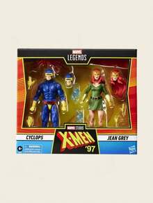 Hasbro 漫威传奇系列 X 战警双人包：金刚狼（棕色战衣）和暴风女（白色战衣）孩之宝 Pulse 独家 6 英寸可动人偶收藏套装 - 彩色 - 查看 4