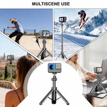 Desiontal迷你三脚架，兼容Pocket 3相机、微型单镜头、便携式摄影、Osmo Mobile 6智能手机稳定器、云台、Osmo 5手持支架 - 查看 9