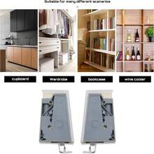 2 Pcs Hanging Bracket & Wall Hanger Plate Set Kitchen Cabinet Cupboard Wall Mounting & Overhead Wall Hanging 60KG Load Capacity - 2 Pcs - View 7