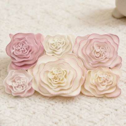 Molde de silicona con racimo de rosas, molde de arcilla, adecuado para hacer jabón, yeso, arcilla polimérica y moldes de artesanía de resina DIY, perfecto para regalos del Día de San Valentín, Pascua, Día de la Madre y cumpleaños.