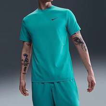 Nike 男士速干短袖跑步T恤 - 綠色 - 查看 2