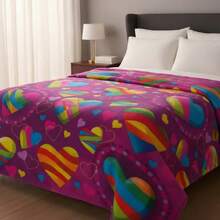 Dormitory Bedding - Hearts - View 1