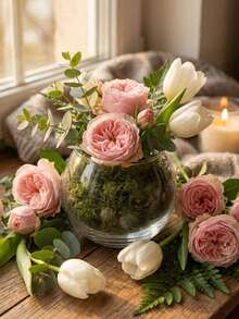 1Pc/3Pcs/6Pcs Clear Glass Moss Bowl/Bowls, Commercial Display Style For Boutique Retail Showcase, Florist Shop Window Display, Gift Shop Shelf, Art Gallery Lifestyle Exhibit, Hotel Lobby Decor, Hotel Room Amenity, Spa Lounge Arrangement, Tea House Decor, Cafe Table Accent, Restaurant Dining Table, Corporate Reception Area, Co-Working Space Decor, Trade Show Booth Display, Wedding Venue Decoration, Event Hall Styling, Bakery Shop Display, Bookstore Corner Decor, Beauty Salon Waiting Area. - Multiple Styles - View 6