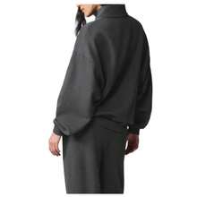 Alo Yoga Women's Accolade 1/4 Quarter Zip Pullover Premium Heavyweight Sweatshirt Luxury Soft Oversized Hoodie Collar Outerwear Fashion Casual Leisure - 無菸煤 - 查看 2
