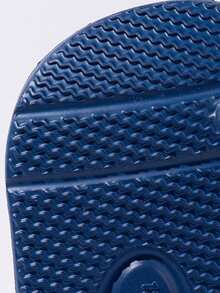 1双儿童透气凉鞋，可爱鲨鱼图案夏季沙滩休闲拖鞋，适合幼儿男童 - 藍色 - 查看 6