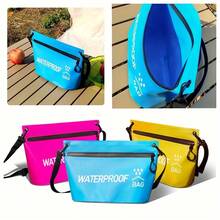 1.32 Gallon Waterproof Dry Bag, Durable For Swimming, Rafting, Kayaking, Travel, Zipper Handbag, Outdoor Sports - Multicolor - View 2