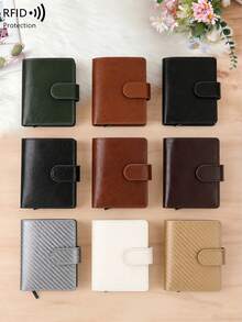 CHARM INFINITE Multifunctional PU Leather Card Case Portable Coin Purse Large Capacity - Multicolor - View 2